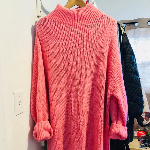 H&M Dresses & Skirts - H&M Pink Knit Sweater Dres